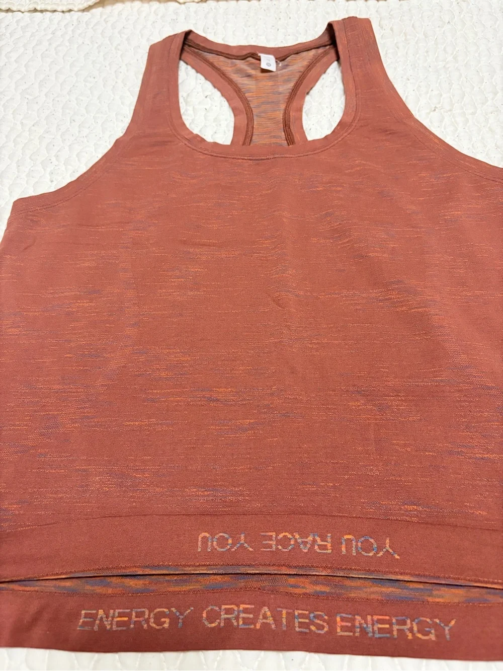 lululemon athletica Rust Racerback Tank - Minimal Activewear